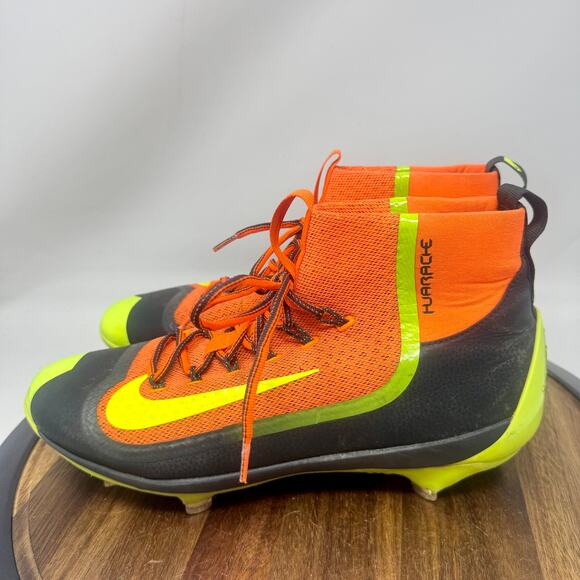 Nike Air Huarache 2KFilth Elite Metal Baseball Cleats Orange Men's Size 11.5 - Picture 3 of 9